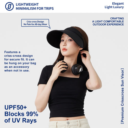 Premium Crisscross Sun Visor