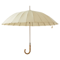 24-Rib Automatic Bamboo Umbrella
