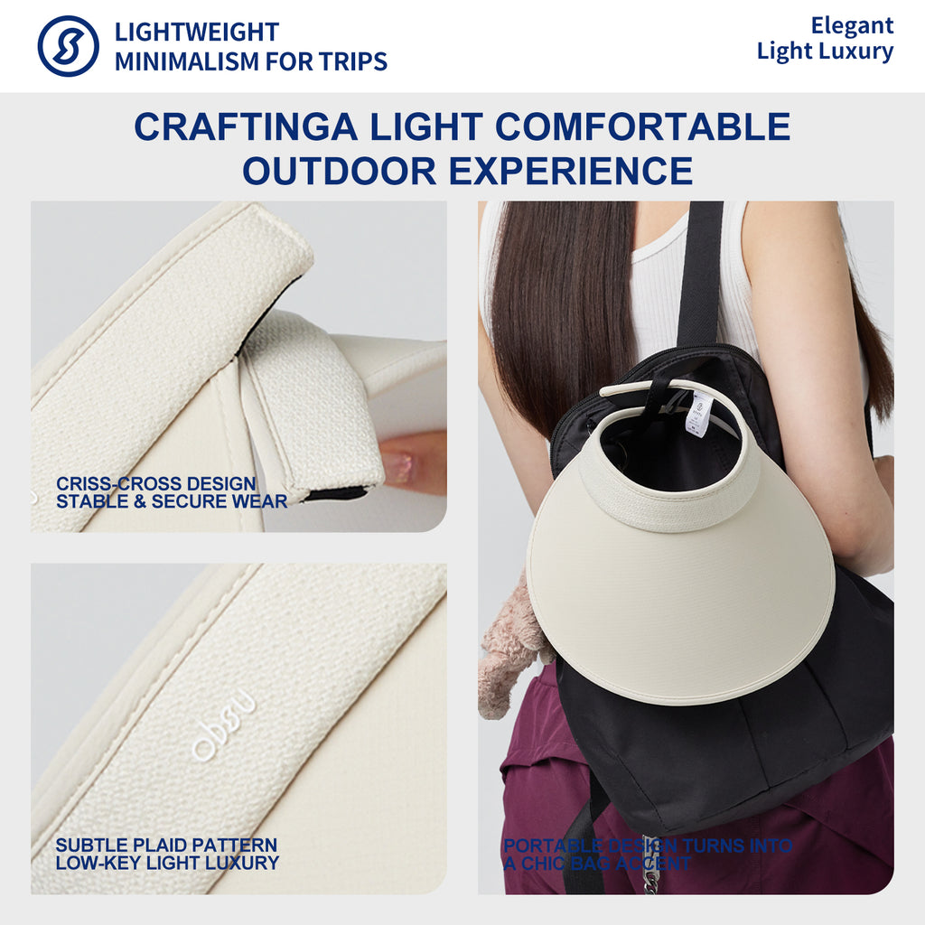 Premium Crisscross Sun Visor
